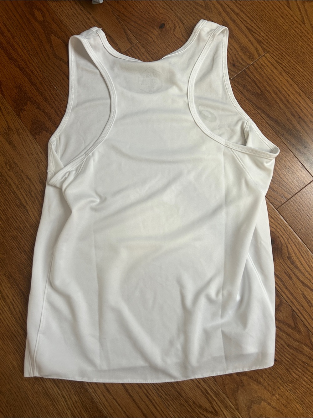 Asics White Racerback Tank Top - Picture 3 of 3